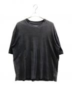 Maison Margiela 10メゾンマルジェラ 10）の古着「ガーメントダイオーバーサイズクルーネック半袖 Tシャツ」｜ブラック