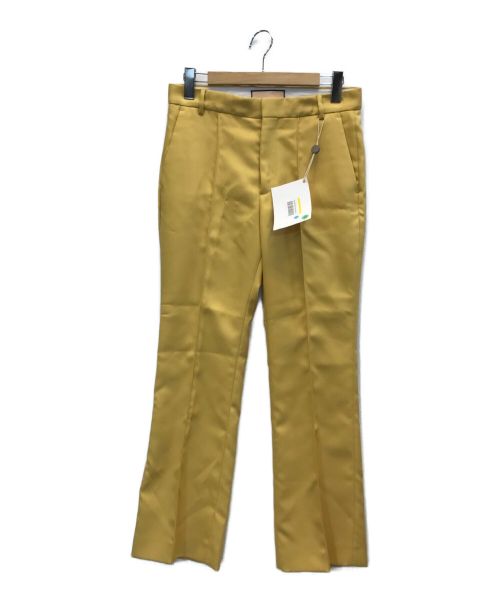 PLAN C（プランシー）PLAN C (プランシー) Classic pants クラシックパンツ カラーパンツ イエロー サイズ:40 未使用品の古着・服飾アイテム