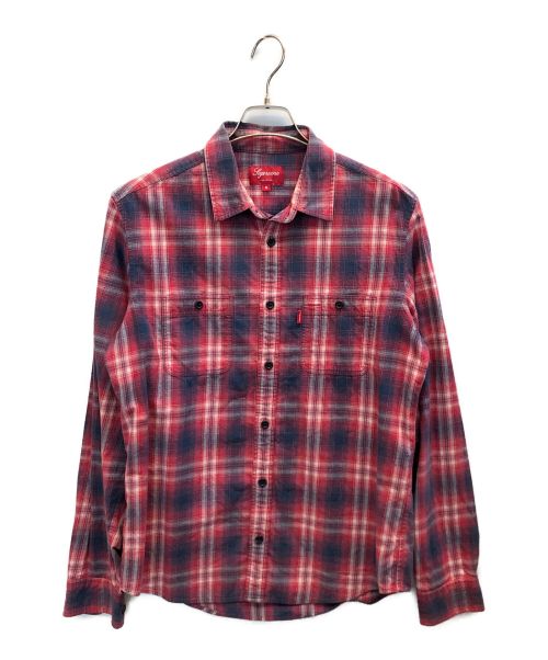 SUPREME（シュプリーム）SUPREME (シュプリーム) チェックシャツ レッド サイズ:Mの古着・服飾アイテム