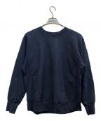 A.PRESSEアプレッセ）の古着「22AW Vintage Sweatshirt ヴィンテージ加工スウェット」｜ネイビー