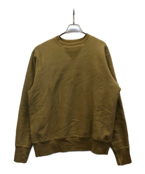 A.PRESSE（アプレッセ）A.PRESSE (アプレッセ) 22AW Vintage Sweatshirt ヴィンテージ加工スウェット ゴールド サイズ:3の古着・服飾アイテム