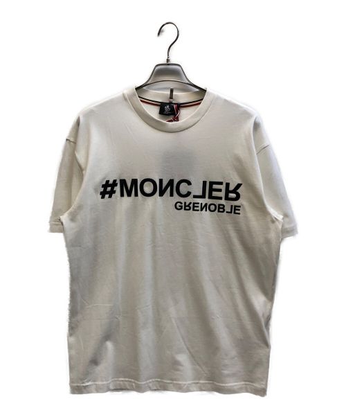 MONCLER GRENOBLE（モンクレール グルノーブル）MONCLER GRENOBLE (モンクレール グルノーブル) プリントTシャツ ホワイト サイズ:Mの古着・服飾アイテム