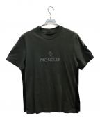 MONCLERモンクレール）の古着「ロゴプリントTシャツ」｜カーキ