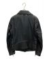 DIESEL (ディーゼル) ダブルライダースジャケット ブラック サイズ:XXS：9800円
