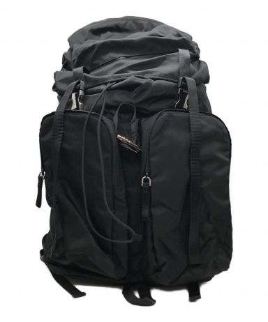 d33【美品】プラダ 三角ロゴ ナイロン カモフラV136リュック バック 