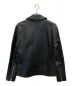 VANQUISH (ヴァンキッシュ) ダブルライダースジャケット ブラック サイズ:M：15800円