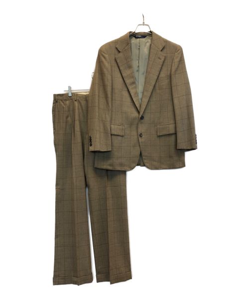 POLO RALPH LAUREN（ポロ・ラルフローレン）POLO RALPH LAUREN (ポロ・ラルフローレン) ヴィンテージセットアップスーツ ブラウン サイズ:94A6の古着・服飾アイテム