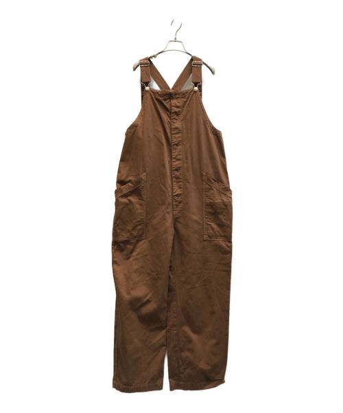 HARVESTY（ハーベスティー）HARVESTY (ハーベスティー) CHINO CLOTH OVERALLS　チノオーバーオール ブラウン サイズ:2の古着・服飾アイテム
