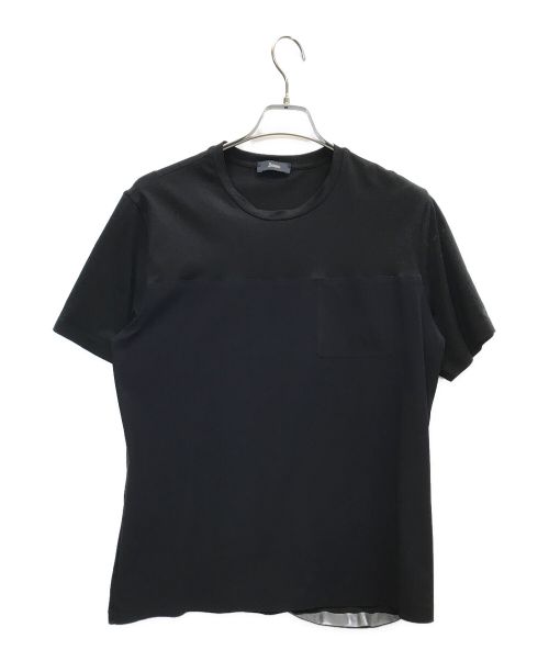 HERNO（ヘルノ）HERNO (ヘルノ) 23SS NEWヘルノ ストレッチジャージーTシャツ ブラック サイズ:48の古着・服飾アイテム