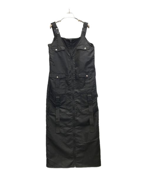 Ameri（アメリ）Ameri (アメリ) MILITARY WORK I LINE DRESS ブラック サイズ:M 未使用品の古着・服飾アイテム