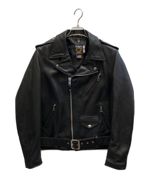 Schott（ショット）Schott (ショット) ONE STAR NEW NAKED JKT ワンスターニューネイキッドレザージャケット ブラック サイズ:40の古着・服飾アイテム
