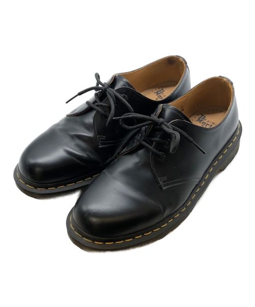 Dr.Martens（ドクターマーチン）Dr.Martens (ドクターマーチン) 3EYE GIBSON SHOES　３ホールブーツ ブラック サイズ:UK8の古着・服飾アイテム