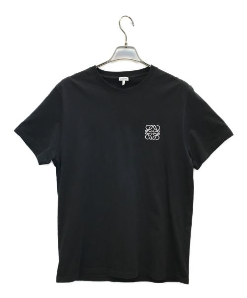 LOEWE（ロエベ）LOEWE (ロエベ) ワンポイントアナグラムTシャツ ブラック サイズ:Lの古着・服飾アイテム