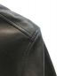 中古・古着 RUFFO (ルッフォ) シープスキンダブルライダースジャケット ブラック サイズ:46：39000円