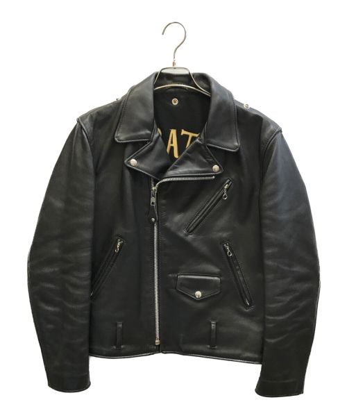 Schott（ショット）Schott (ショット) 浅井健一 コラボダブルライダースジャケット ブラック サイズ:40の古着・服飾アイテム