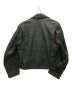 EMPORIO ARMANI (エンポリオアルマーニ) ダブルライダースジャケット ブラック サイズ:50：19800円