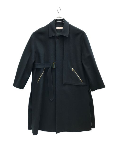 CULLNI（クルニ）CULLNI (クルニ) ウールチェスターコート ブラック サイズ:1の古着・服飾アイテム