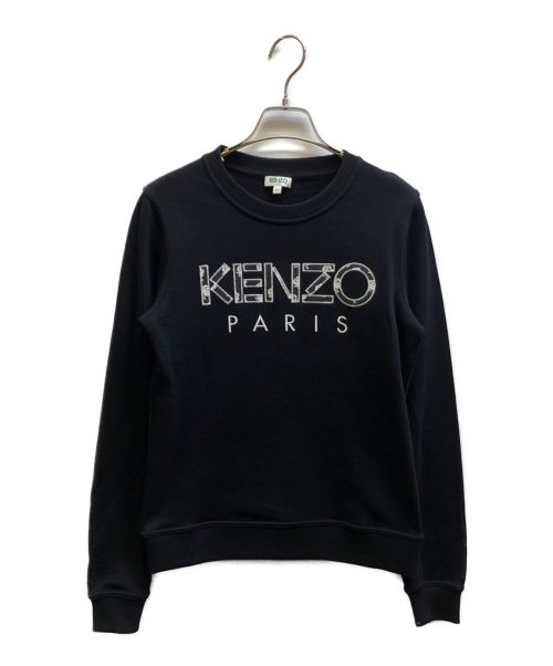 KENZO（ケンゾー）KENZO (ケンゾー) ロゴスウェット ブラック サイズ:XSの古着・服飾アイテム