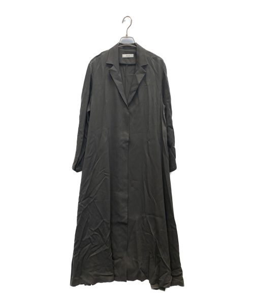 ebure（エブール）ebure (エブール) 7分袖ワンピース グレー サイズ:38の古着・服飾アイテム