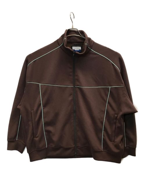 MAISON SPECIAL（メゾンスペシャル）MAISON SPECIAL (メゾンスペシャル) Prime-Over Cardboard Knit Track Jacket ブラウン サイズ:1の古着・服飾アイテム
