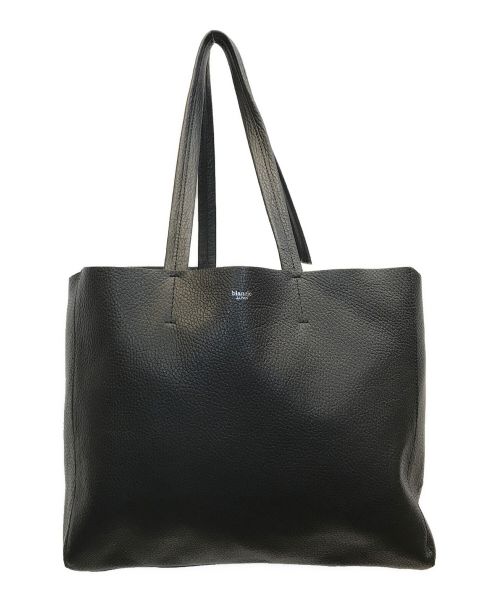 blancle（ブランクレ）blancle (ブランクレ) S.LETHER STANDARD TOTE ブラックの古着・服飾アイテム