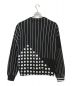 DOLCE & GABBANA (ドルチェ＆ガッバーナ) ストライププリントスウェットシャツ ブラック サイズ:48：28000円