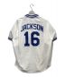 MITCHELL & NESS (ミッチェルアンドネス) ベースボールシャツ KANSAS CITY ROYALS BO JACKSON 背番号16番 ホワイト×ブルー サイズ:48(XL)：9000円