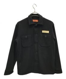 TENDERLOIN（テンダーロイン）の古着「初期ボックスロゴ T-WOOL CPO JKT」｜ブラック