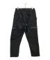 COMME des GARCONS HOMME DEUX (コムデギャルソン オム ドゥ) 24SSポリ縮絨 ジップカーゴイージー パンツ ブラック サイズ:L：25000円