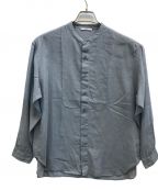 ORCIVALオーシバル）の古着「シアーコットン ブザムシャツ」｜ブルー