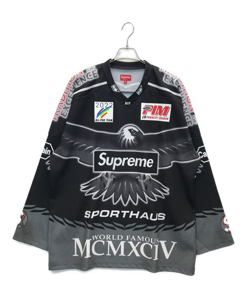SUPREME（シュプリーム）SUPREME (シュプリーム) Eagle Hockey Jersey ブラック サイズ:XLの古着・服飾アイテム