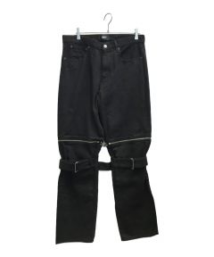 中古・古着通販】myne (マイン) Denim bondage pants ボンテージパンツ 