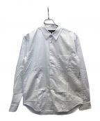 COMME des GARCONS HOMME DEUXコムデギャルソン オム ドゥ）の古着「ジャガードL/Sシャツ」｜ホワイト