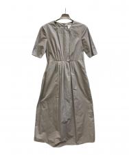 'S Max Mara (エスマックスマーラ) ウエストギャザー半袖ワンピース/922611996 グレー サイズ:38