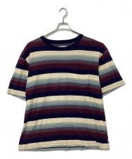 SUGARHILL (シュガーヒル) MULTI STRIPE BIG TEE/2441000911 ブルー
