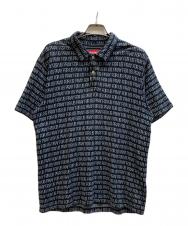 SUPREME (シュプリーム) PLAY FOR US JACQUARD POLO ブラック サイズ:S