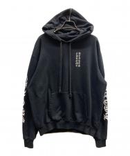 CHROME HEARTS (クロムハーツ) Vertical Logo Pullover Hoodie/82212-304-0020 ブラック サイズ:M