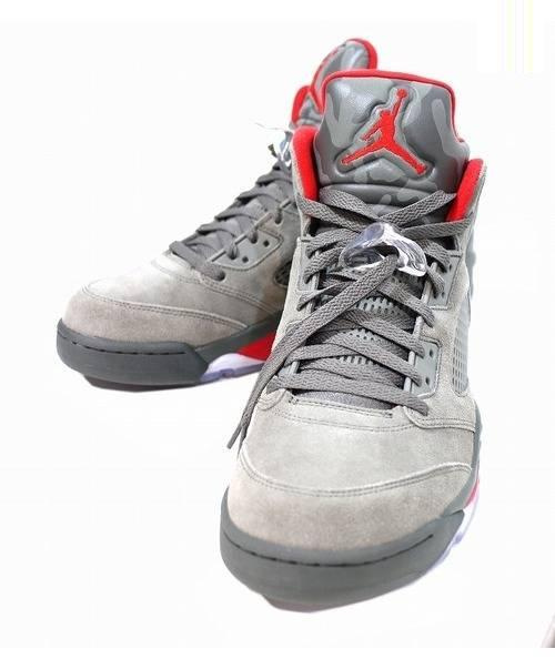 中古 古着通販 Nike Air Jordan 5 Retro ナイキ エアジョーダン 5 レトロ スニーカー グレー サイズ 30cm Us12 Uk11 Eur46 未使用品 051 ブランド 古着通販 トレファク公式 Trefac Fashion