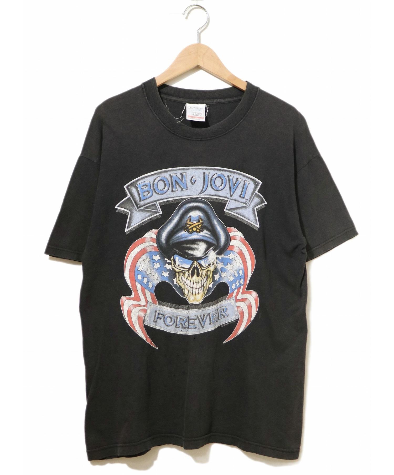 中古 古着通販 Bon Jovi ボン ジョヴィ 00 Sバンドtシャツ ブラック サイズ M 00年コピーライト Screen Starsボディ ブランド 古着通販 トレファク公式 Trefac Fashion