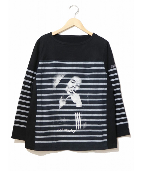 中古 古着通販 Hurray Hurray フレイフレイ リメイクカットソー ブラック サイズ 表記無し Bob Marley 参考価格15 000円程 ブランド 古着通販 トレファク公式 Trefac Fashion