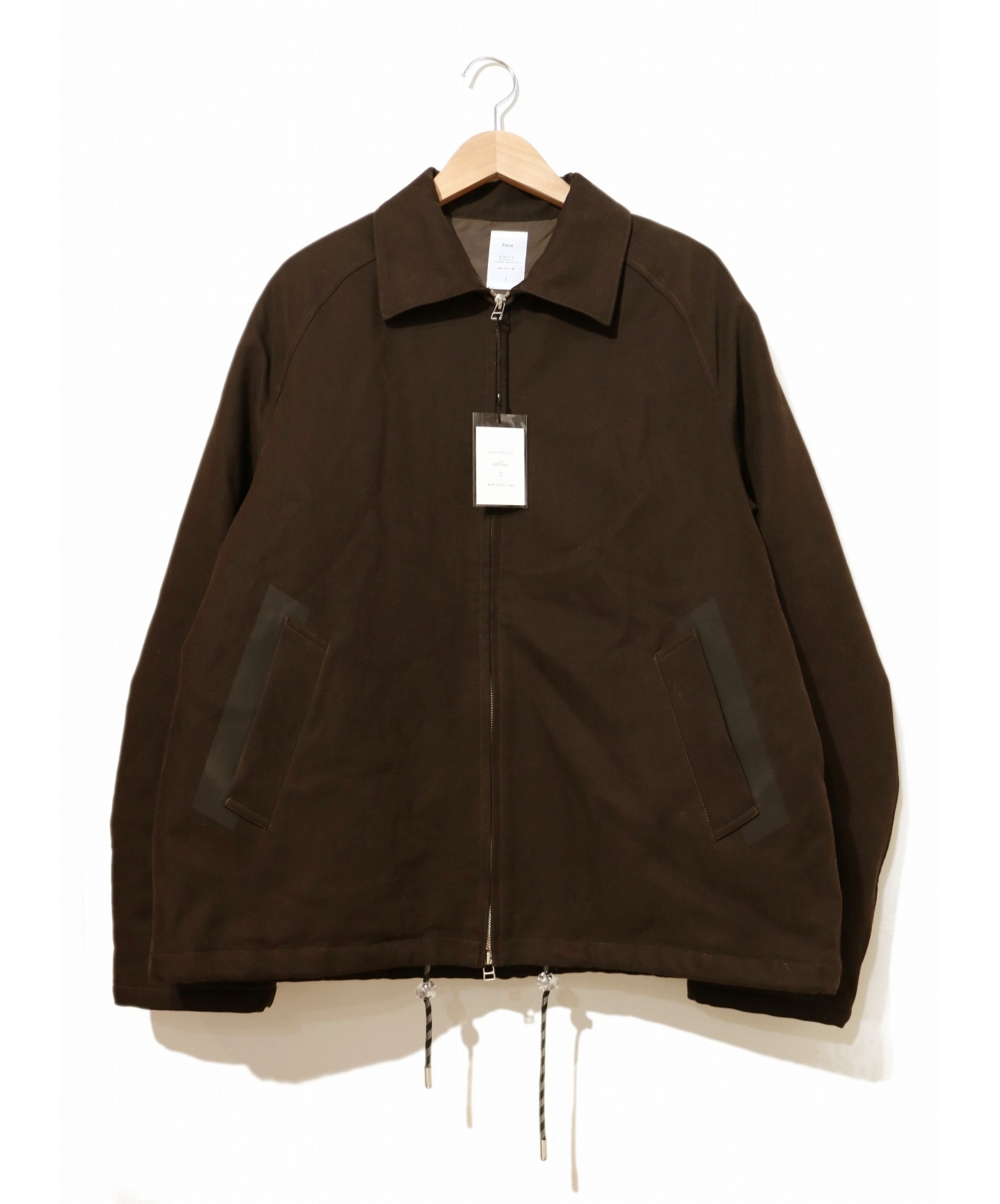 中古 古着通販 Name ネイム モールスキンジップジャケット ブラウン サイズ 3表記 Lサイズ相当 19aw ブランド 古着通販 トレファク公式 Trefac Fashion