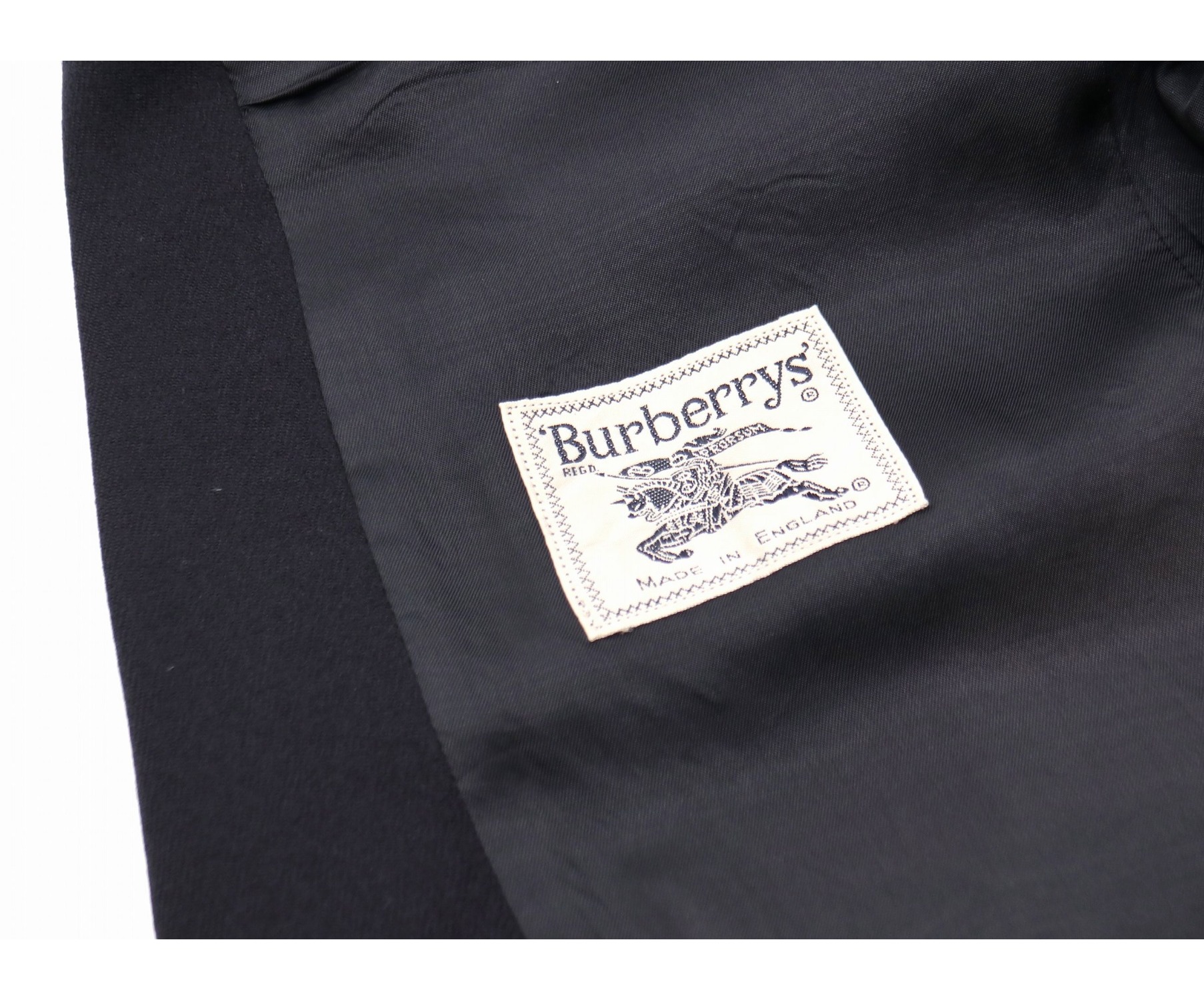 Burberrys (バーバリーズ) [OLD]金ボタンダブルブレザージャケット ブラック サイズ:表記なし 英国・イングランド製　 ヴィンテージ・オールドバーバリー