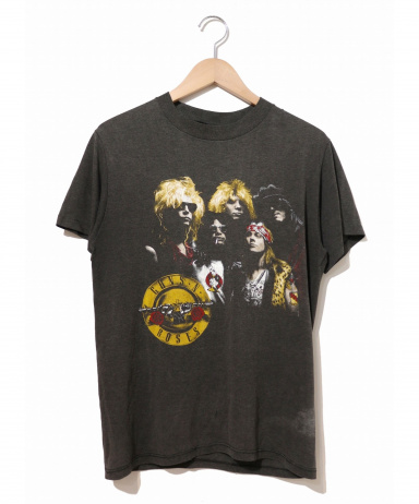 日本通販売 80s エアロスミス　ガンズアンドローゼズ ビンテージ　バンドT Tシャツ/カットソー(半袖/袖なし)