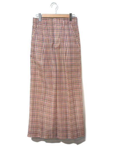 TOGA PULLA（トーガ プルラ）TOGA PULLA (トーガプルラ) ポリエステルメッシュワイドパンツ オレンジ サイズ:34 polyester mesh wide pantsの古着・服飾アイテム