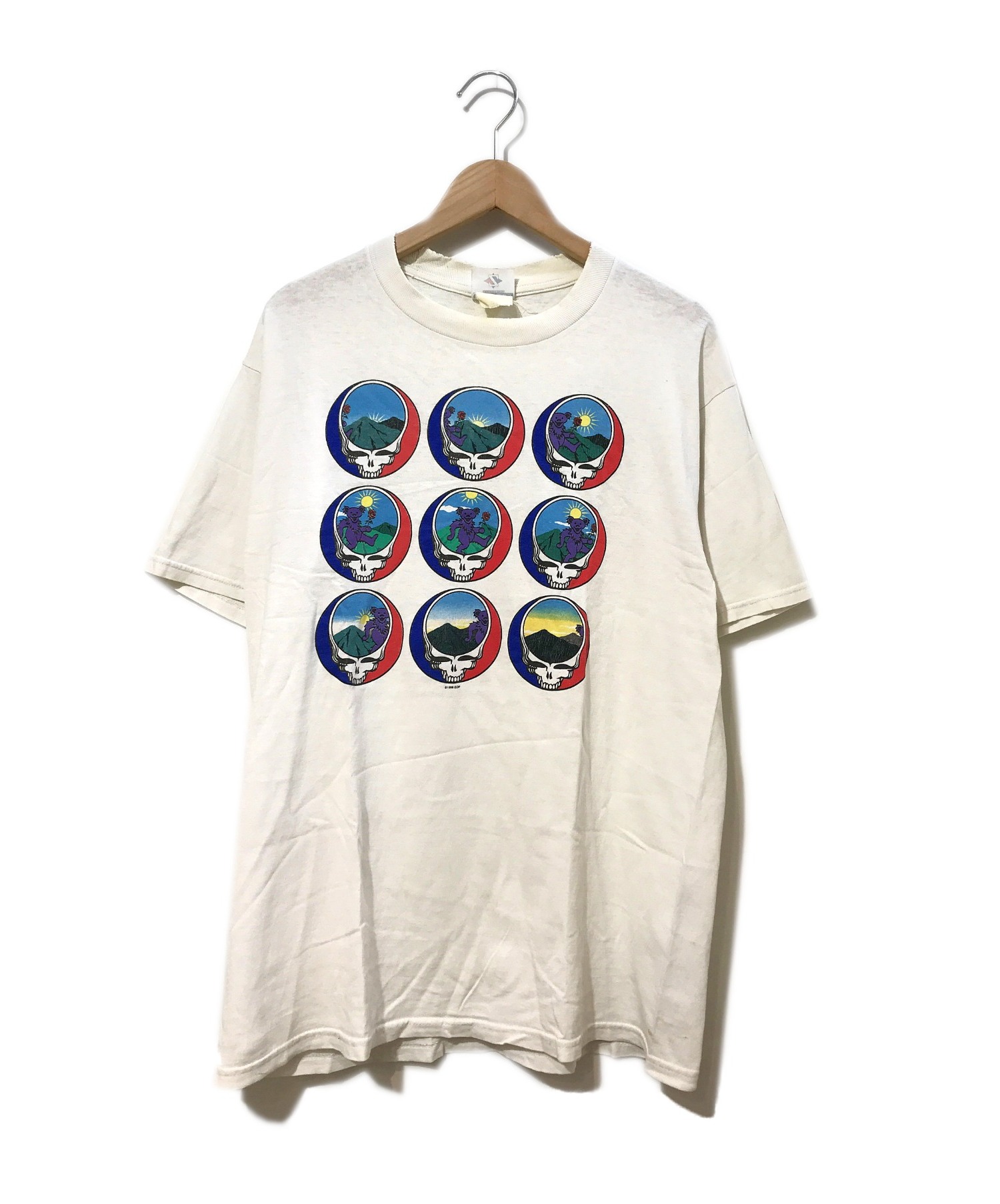 バンドTシャツ (バンドTシャツ) [古着]GRATEFUL DEAD90’sバンドTシャツ ホワイト サイズ:表記なし 1998年コピーライト・GD　 グレイトフルデッド