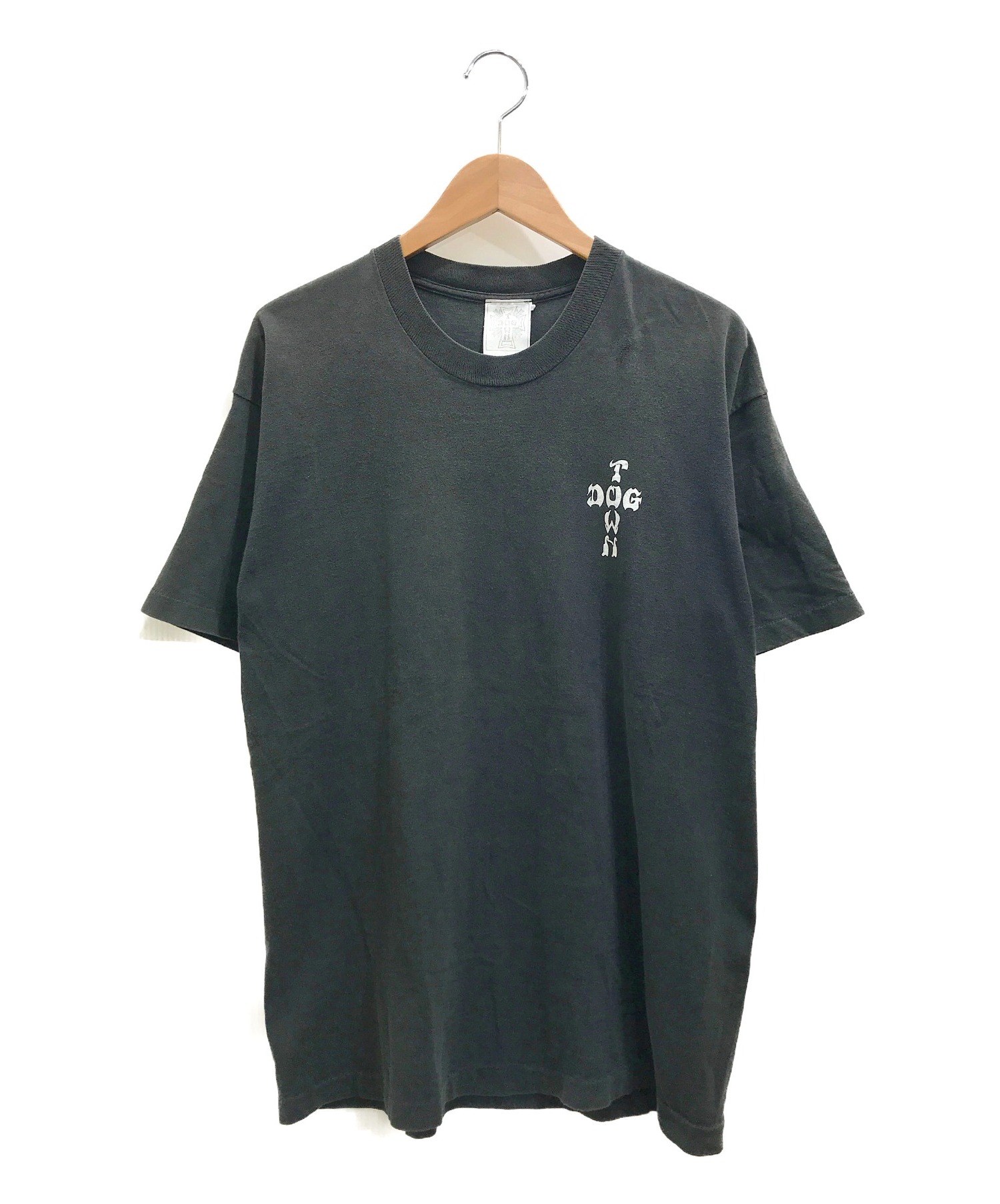 中古 古着通販 Dog Town ドッグ タウン 古着 90 Sプリントtシャツ ブラック サイズ 表記なし ヴィンテージ オールドスケート ブランド 古着通販 トレファク公式 Trefac Fashion