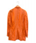 Istante (イスタンテ) [OLD]金釦ダブルブレストジャケット オレンジ サイズ:40表記 オールドヴェルサーチセカンドライン：5800円