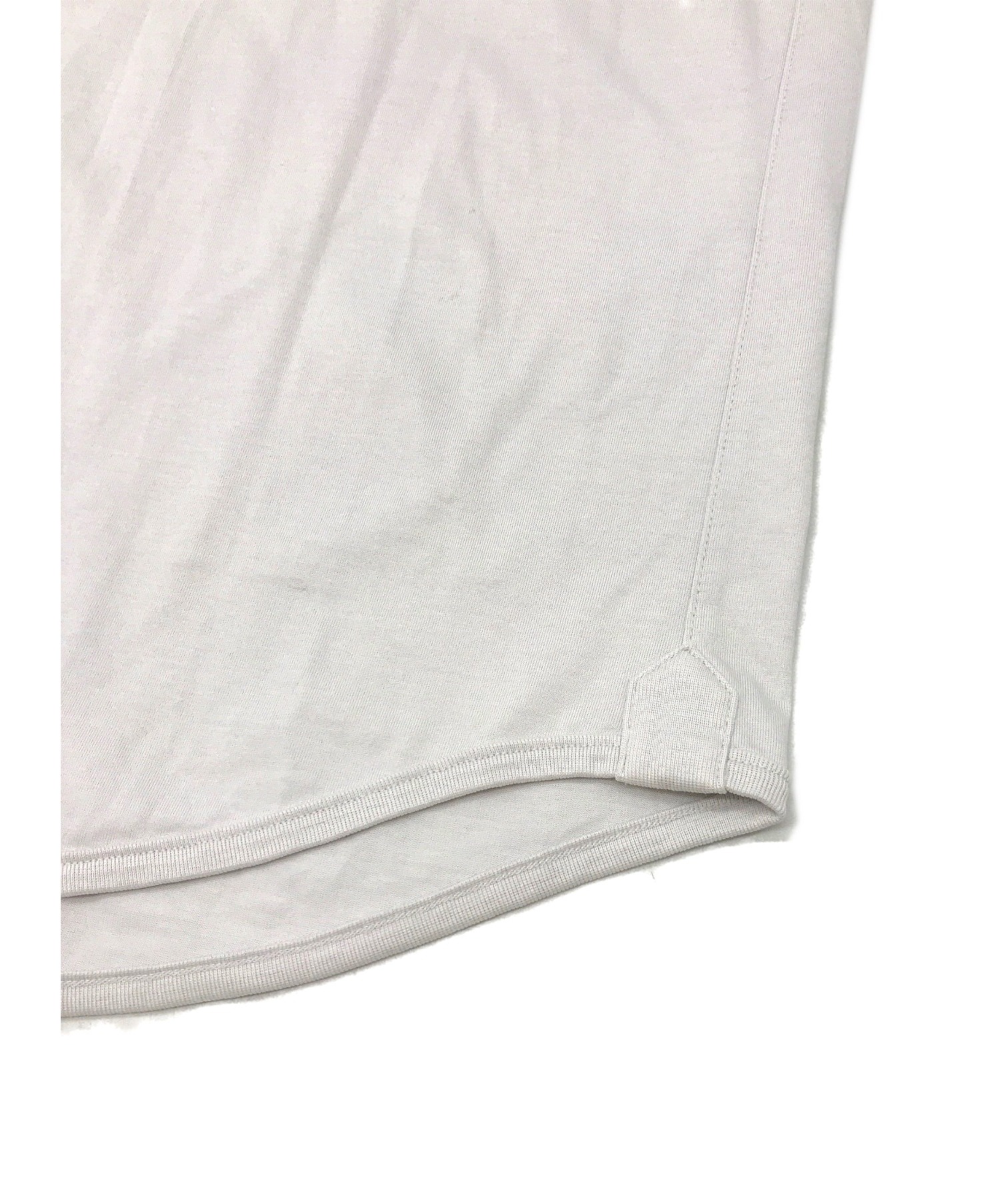 THE RERACS (ザ リラクス) カットソーロングワンピース ホワイト サイズ:F 19SS・Tee Dress・定番アイテム