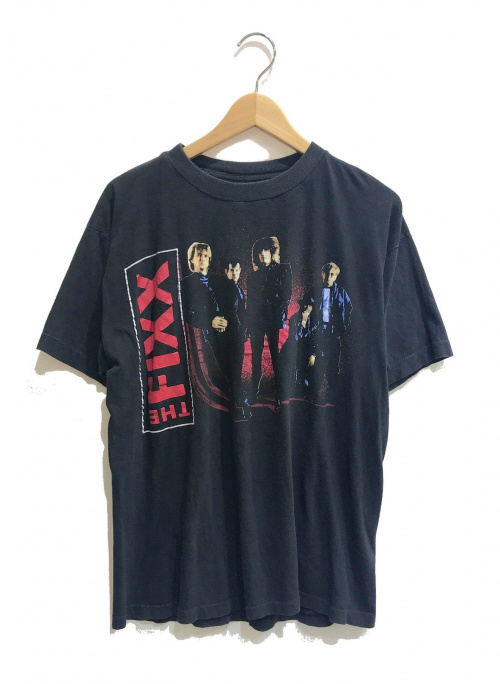 バンドTシャツ（バンドTシャツ）バンドTシャツ (バンドTシャツ) [古着]The FixxバンドTシャツ ブラック サイズ:Lの古着・服飾アイテム
