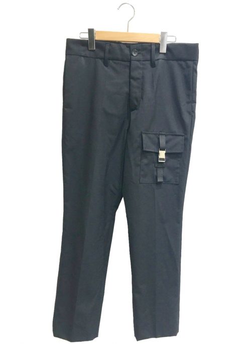 LIBERUM（リベルム）LIBERUM (リベルム) バックルポケットパンツ ブラック サイズ:2の古着・服飾アイテム
